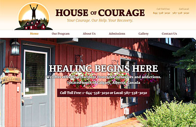 house-of-courage-calgary-website-design