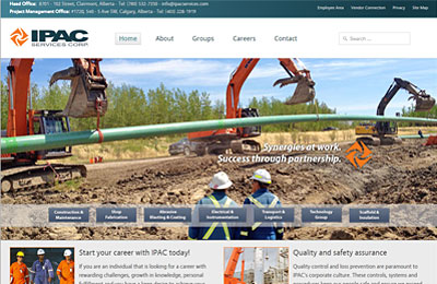 ipac-services-new-website-design-calgary