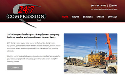 247-compression-website-design