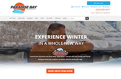 paradise-bay-calgary-website-design