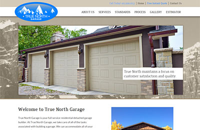 true-north-garage-calgary-website-design