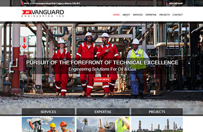 vanguard-engineering-calgary-web-design