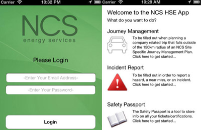 NCS App Screen1