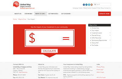 united-way-calgary-custom-web-component