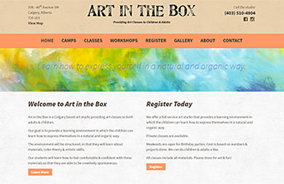 artinthebox-calgary-website-design
