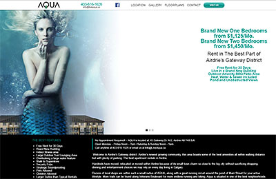 aqua-airdrie-website-design