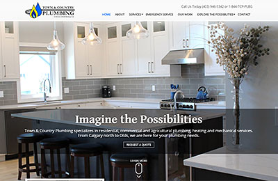 town-country-plumbing-calgary-web-design