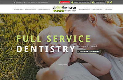 calgary-dentist-website-design