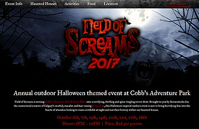 Field-of-Screams-Calgary-Web-Design