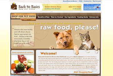 Back to Basics Raw Pet Food